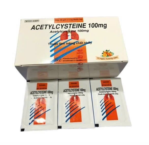 Acetylcystein 48goi 100mg